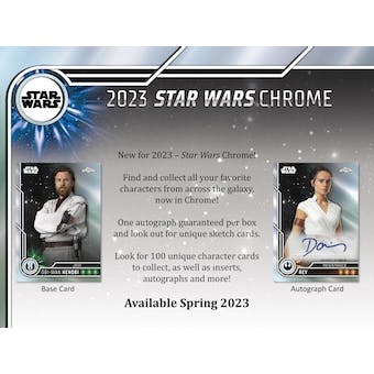Star Wars Chrome Hobby Box (Topps 2023) (PRE-ORDER)