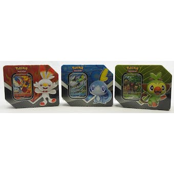 Pokemon Galar Partners Tin - Set of 3