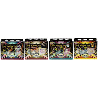 Pokemon Shining Fates Mad Party Pin Collection - Set of 4